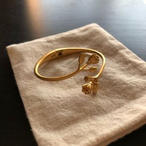 Madewell rosebud bracelet